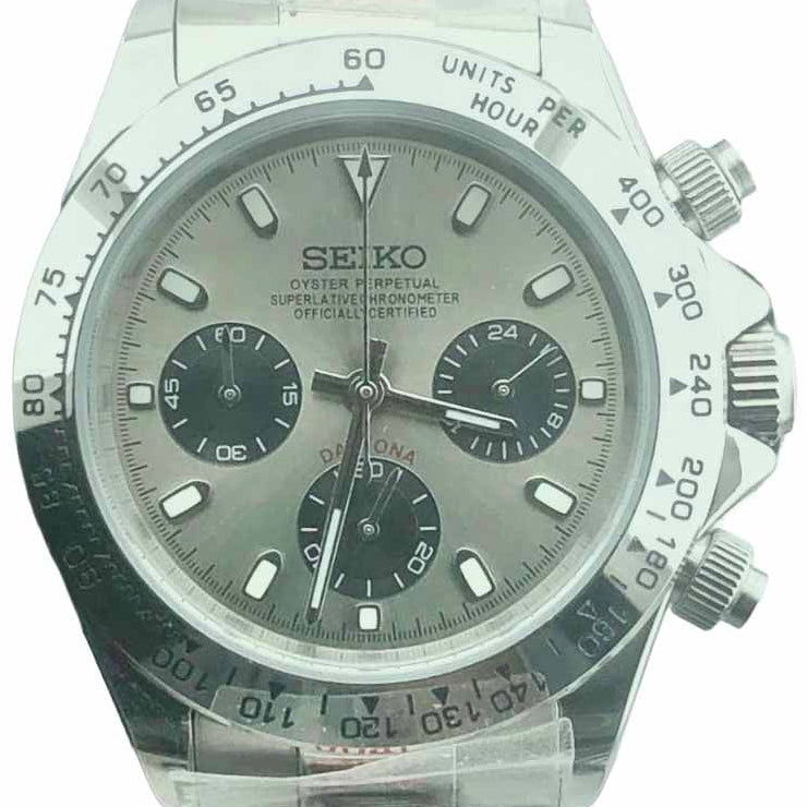 SEIKO MOD デイトナ グレーダイアル